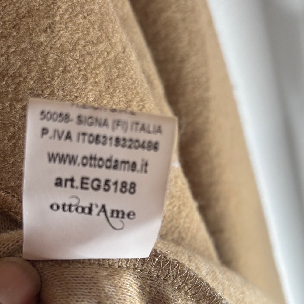 Women's Tan cardigan - Picture 5 of 7